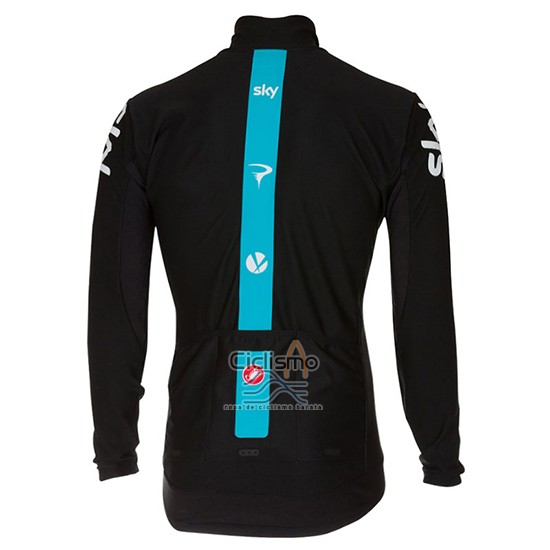 Sky Ropa Ciclismo Culotte Largo 2017 Mangas Largas Profundo Negro
